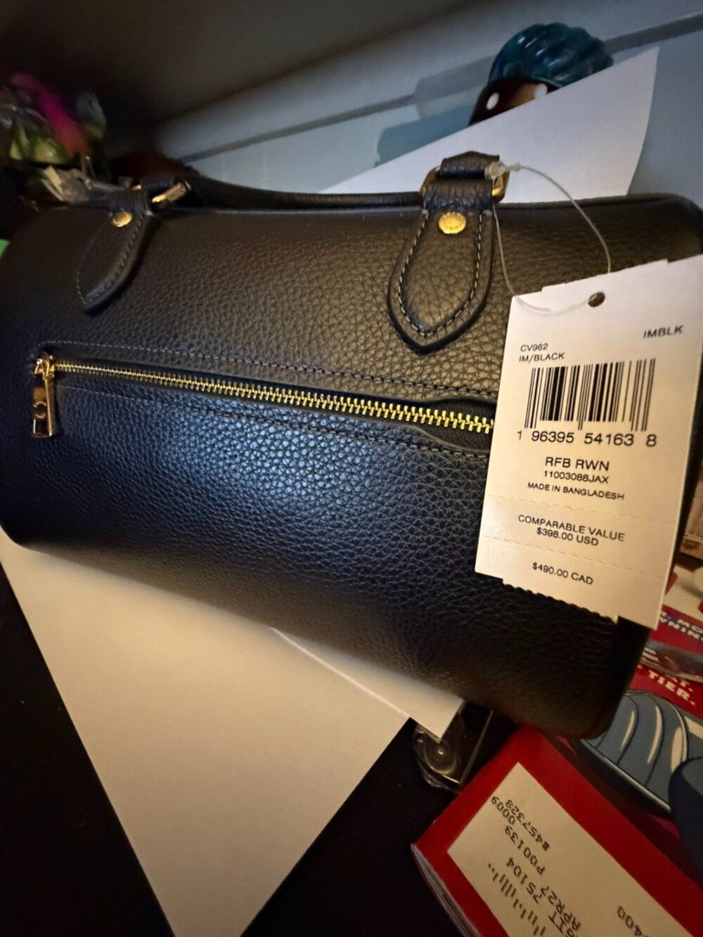 Coach Rowan Satchel Bag NWT - Picture 2 of 9